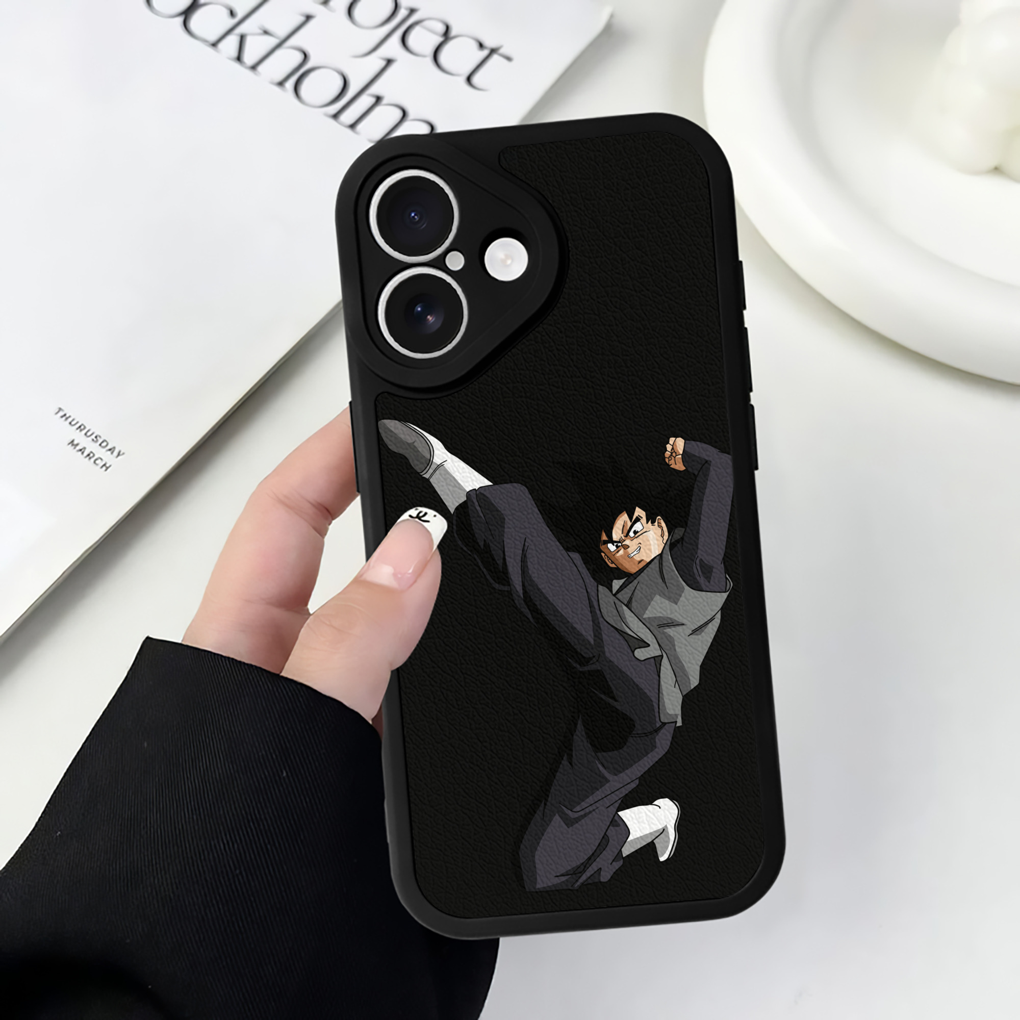 （画像用） ドラゴンボール ベジータ四世（Bejīta Yonsei）DRAGON BALL Vegeta IV 【iPhone 16シリーズ対応】シリコンスマホケース（レザー調） 材質：シリコン